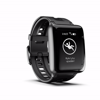 Bracciale eCura in azione — dispositivo medico teleassistenza anziani