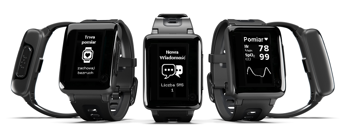 Bracciale eCura — set completo con caricabatteria e app per teleassistenza anziani